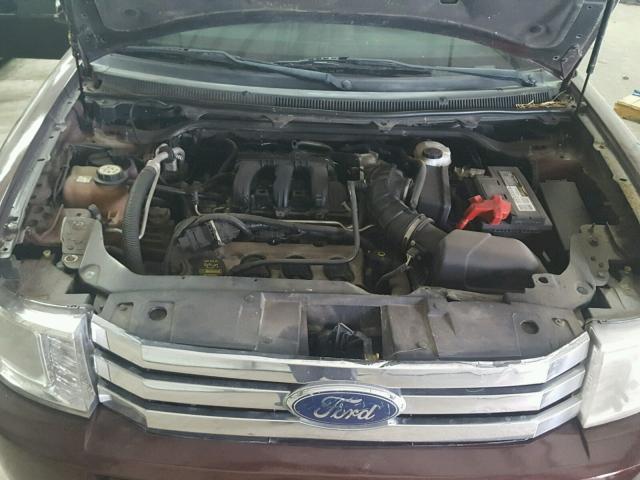 2FMDK52C69BA03699 - 2009 FORD FLEX SEL MAROON photo 7