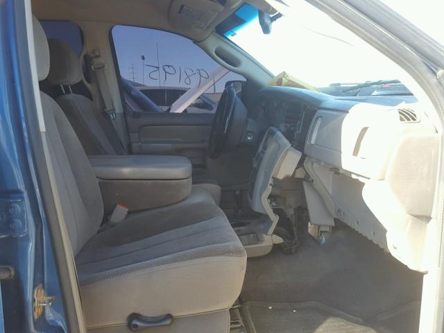 3D7KU28C03G847274 - 2003 DODGE RAM 2500 S BLUE photo 5