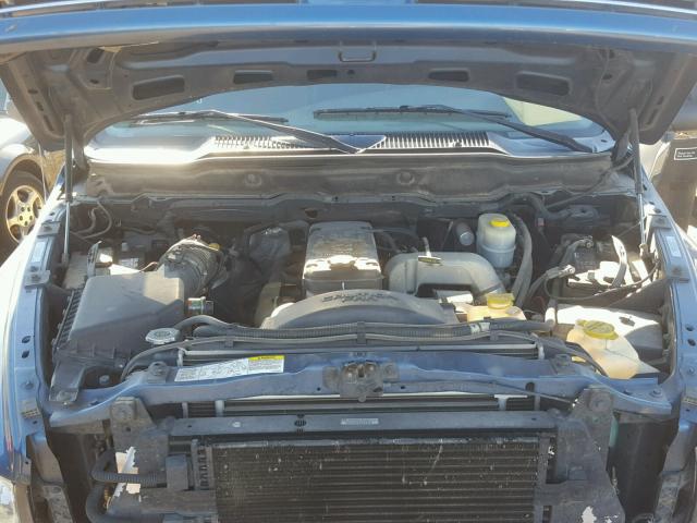 3D7KU28C03G847274 - 2003 DODGE RAM 2500 S BLUE photo 7