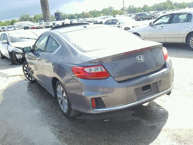 1HGCT1B86DA009512 - 2013 HONDA ACCORD EXL GRAY photo 3