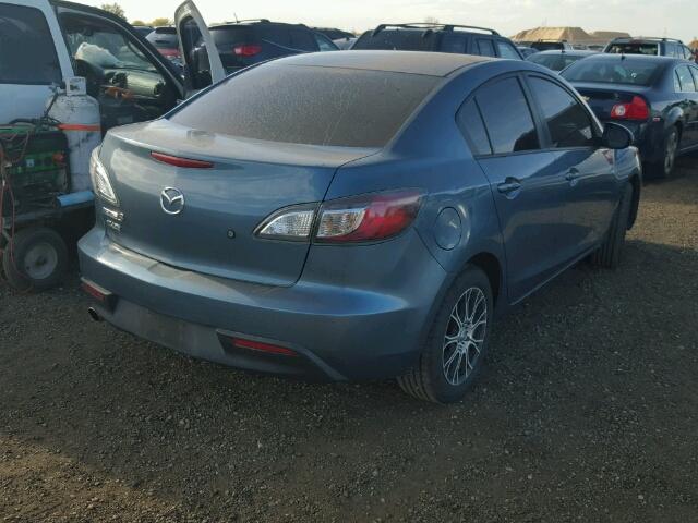 JM1BL1SF0A1264564 - 2010 MAZDA MAZDA3I BLUE photo 4