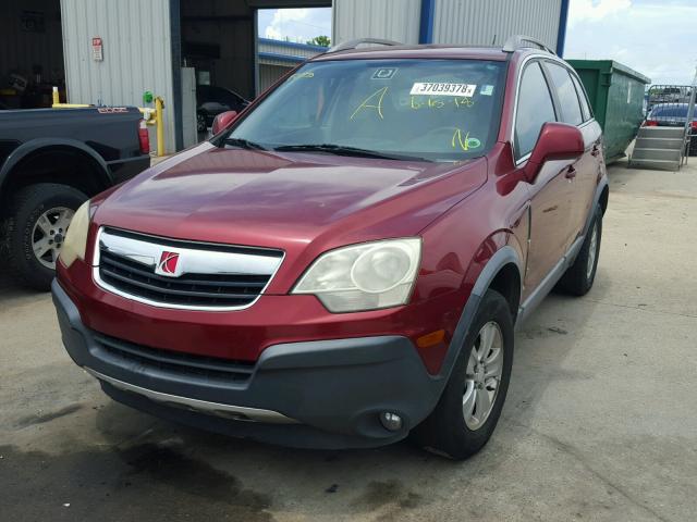 3GSCL33P98S535688 - 2008 SATURN VUE XE MAROON photo 2