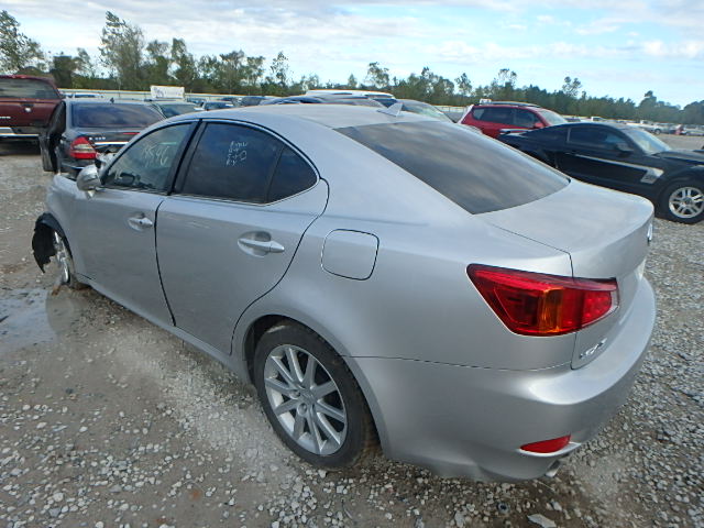 JTHCK262495035229 - 2009 LEXUS IS250 AWD SILVER photo 3