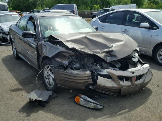 1G2NF52E71M652221 - 2001 PONTIAC GRAND AM S GOLD photo 1