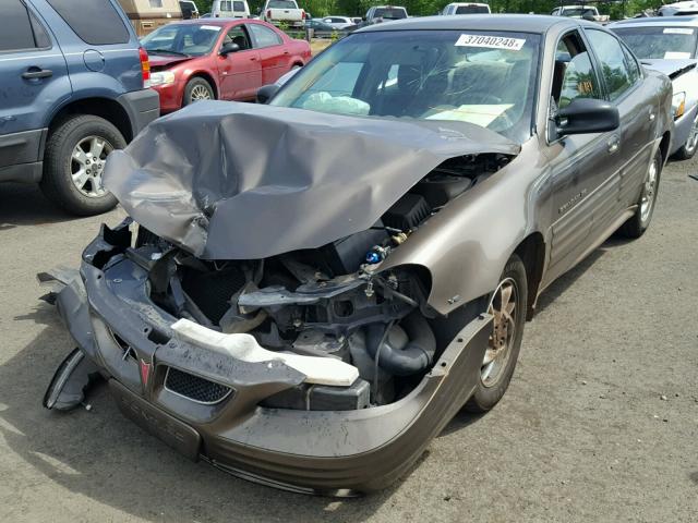 1G2NF52E71M652221 - 2001 PONTIAC GRAND AM S GOLD photo 2