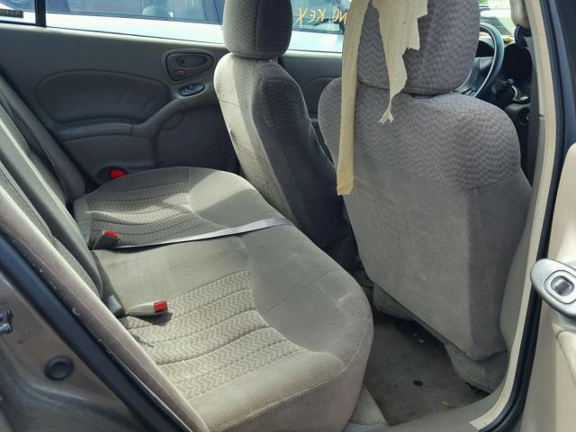 1G2NF52E71M652221 - 2001 PONTIAC GRAND AM S GOLD photo 6