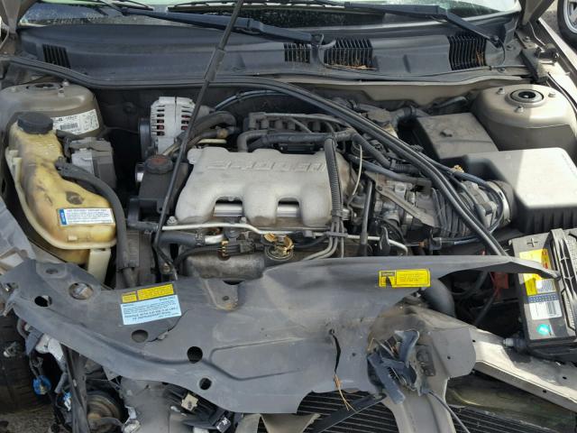 1G2NF52E71M652221 - 2001 PONTIAC GRAND AM S GOLD photo 7
