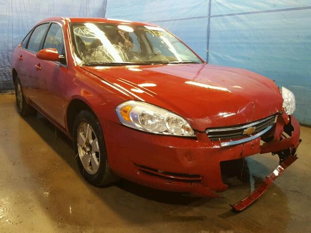 2G1WT55K889182954 - 2008 CHEVROLET IMPALA LT RED photo 1