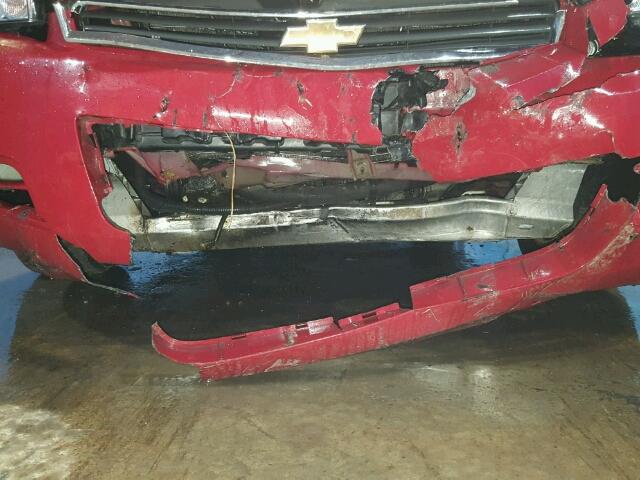 2G1WT55K889182954 - 2008 CHEVROLET IMPALA LT RED photo 9