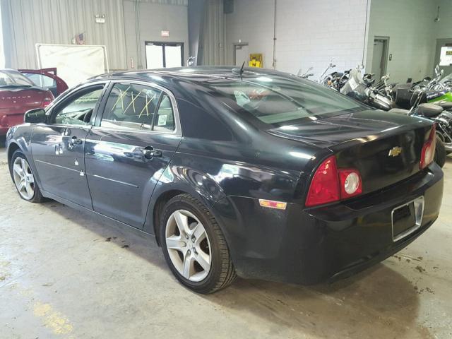 1G1ZB5EB9AF149927 - 2010 CHEVROLET MALIBU LS შავი ფოტო 3