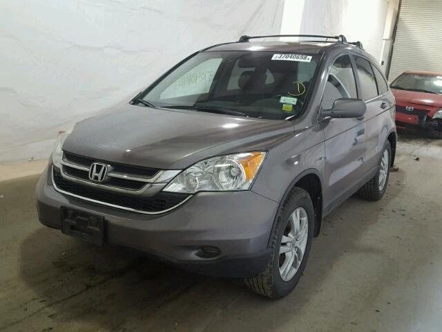 5J6RE4H73BL052123 - 2011 HONDA CR-V EXL GRAY photo 2