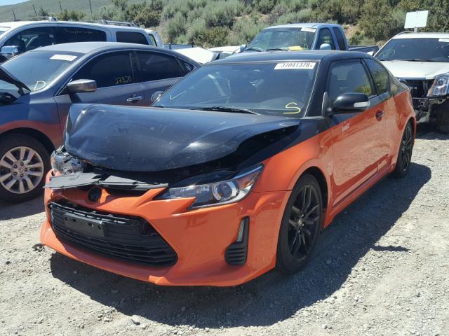 JTKJF5C79FJ006030 - 2015 TOYOTA SCION TC 橙色 照片 2