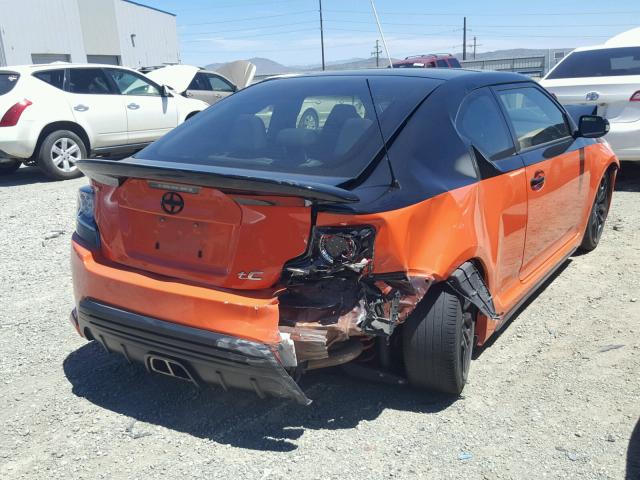 JTKJF5C79FJ006030 - 2015 TOYOTA SCION TC 橙色 照片 4