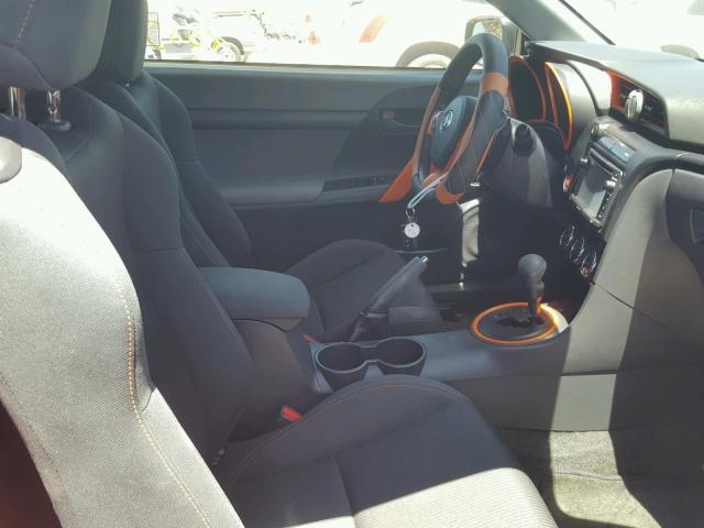 JTKJF5C79FJ006030 - 2015 TOYOTA SCION TC 橙色 照片 5