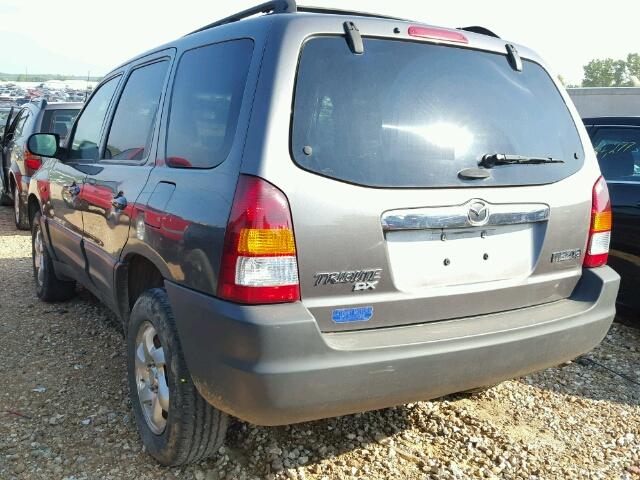 4F2YZ02B63KM18806 - 2003 MAZDA TRIBUTE DX GRAY photo 3