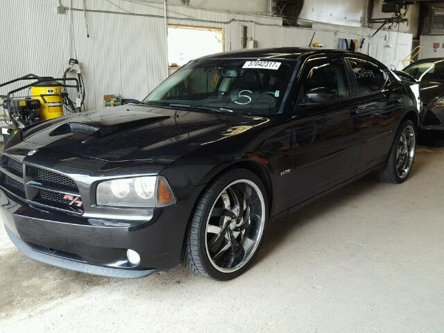 2B3LA53H08H126540 - 2008 DODGE CHARGER BLACK photo 2