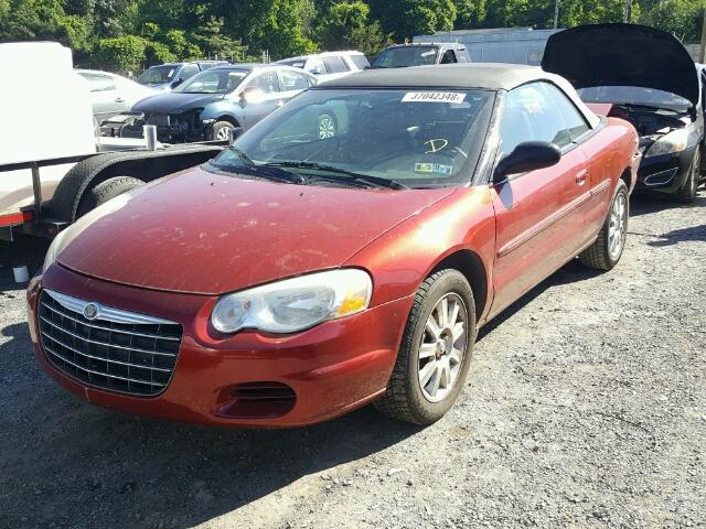 1C3EL75R76N259629 - 2006 CHRYSLER SEBRING GT BURGUNDY photo 2