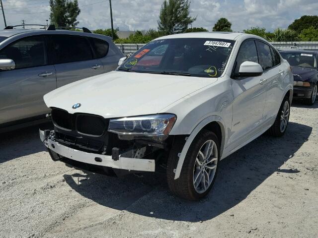 5UXXW5C55F0E88244 - 2015 BMW X4 XDRIVE3 WHITE photo 2