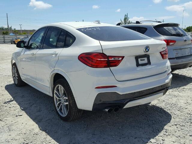 5UXXW5C55F0E88244 - 2015 BMW X4 XDRIVE3 WHITE photo 3