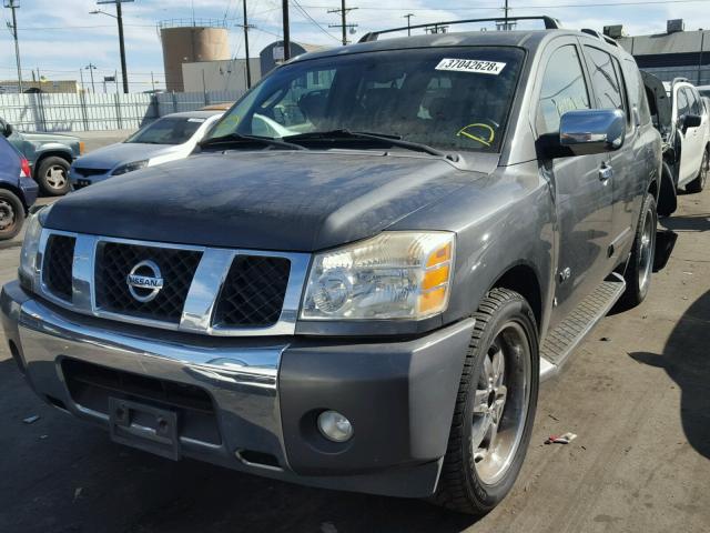 5N1AA08A35N718839 - 2005 NISSAN ARMADA SE GRAY photo 2