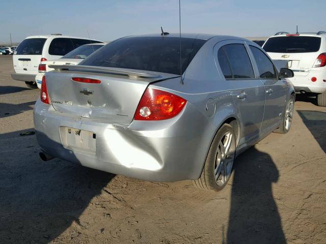 1G1AP58X197250813 - 2009 CHEVROLET COBALT SS SILVER photo 4