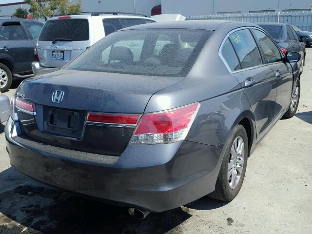 1HGCP2F45CA082922 - 2012 HONDA ACCORD LXP GRAY photo 4