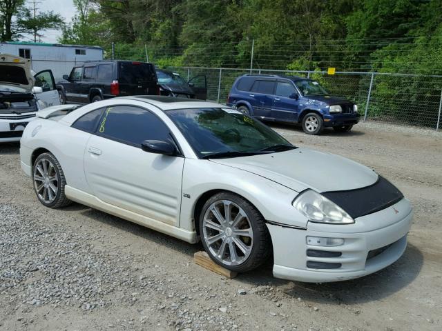 4A3AC54H11E186643 - 2001 MITSUBISHI ECLIPSE GT WHITE photo 1