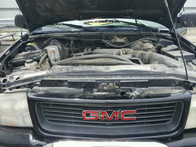 1GTCT19W5Y8235962 - 2000 GMC SONOMA BLACK photo 7