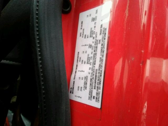 3HSCUAPRXAN193155 - 2010 INTERNATIONAL PROSTAR PR RED photo 10