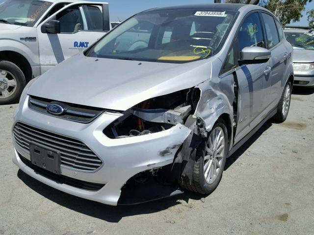 1FADP5BU9DL504633 - 2013 FORD C-MAX SEL SILVER photo 2