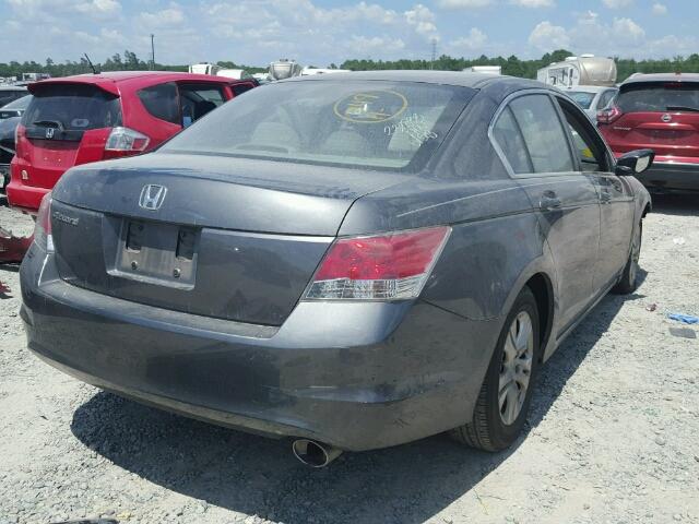 1HGCP26439A053458 - 2009 HONDA ACCORD LXP GRAY photo 4