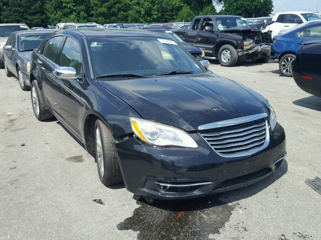 1C3BC2FG7BN603733 - 2011 CHRYSLER 200 LIMITE BLACK photo 1