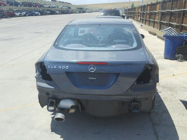 WDBTJ75J94F084406 - 2004 MERCEDES-BENZ CLK 500 BLUE photo 9