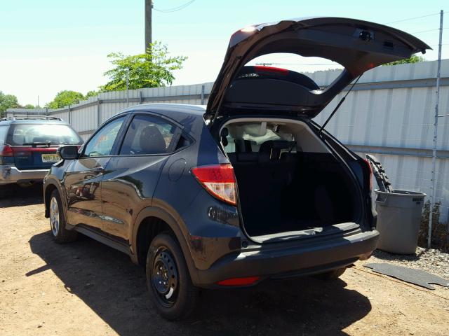 3CZRU6H74HM713812 - 2017 HONDA HR-V EXL BLACK photo 3