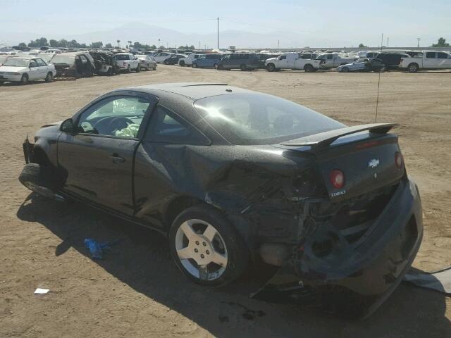 1G1AM15B377315247 - 2007 CHEVROLET COBALT SS BLACK photo 3