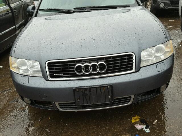 WAULC68E33A178052 - 2003 AUDI A4 1.8T QU GRAY photo 9