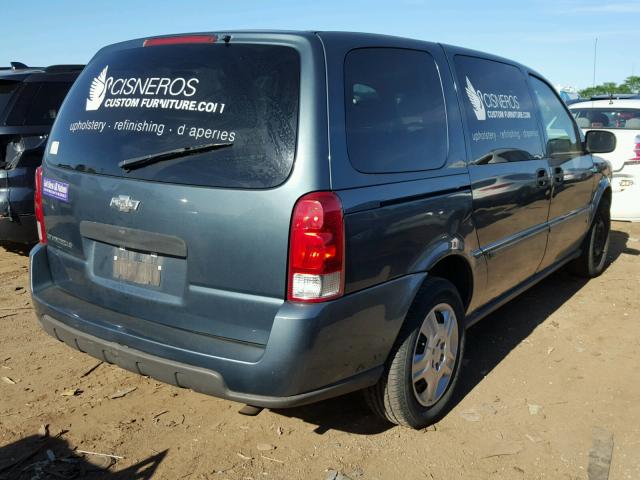 1GNDV23107D100144 - 2007 CHEVROLET UPLANDER L 绿色 照片 4