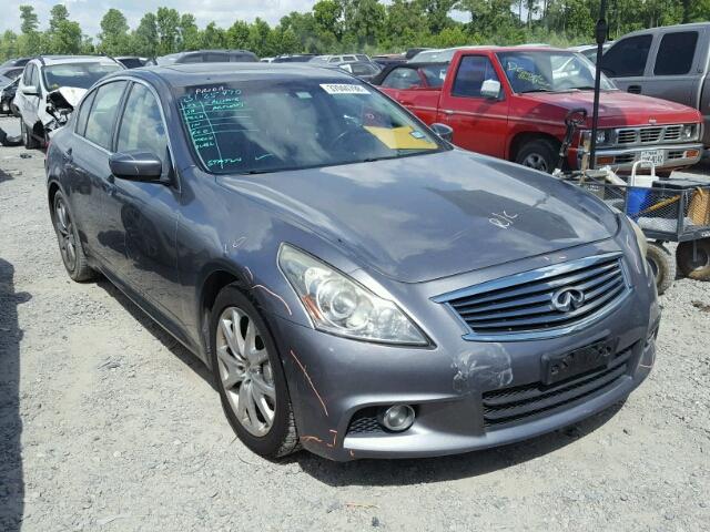 JN1CV6AP5AM405183 - 2010 INFINITI G37 BASE GRAY photo 1