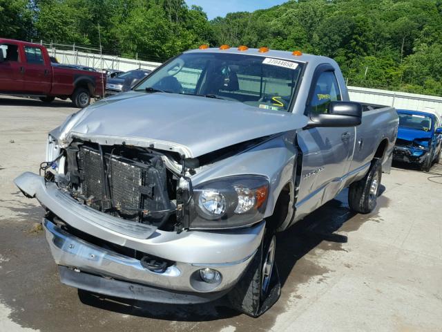 3D7KS26C96G198250 - 2006 DODGE RAM 2500 S SILVER photo 2