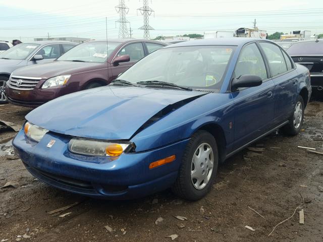 1G8ZH52822Z139538 - 2002 SATURN SL1 BLUE photo 2