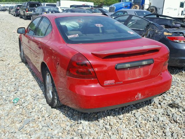 2G2WP552781106446 - 2008 PONTIAC GRAND PRIX Qırmızı foto 3