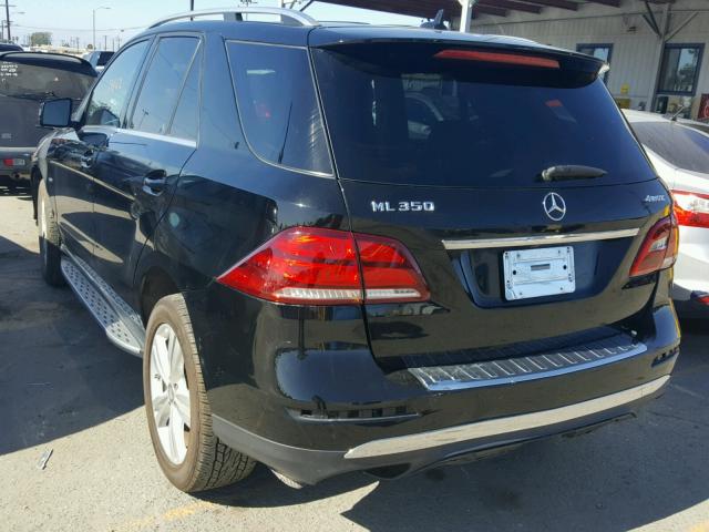 4JGDA5HB4CA023101 - 2012 MERCEDES-BENZ ML 350 4MA BLACK photo 3