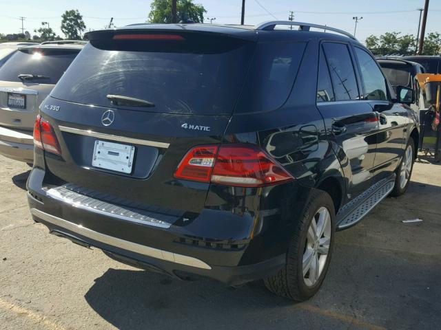 4JGDA5HB4CA023101 - 2012 MERCEDES-BENZ ML 350 4MA BLACK photo 4