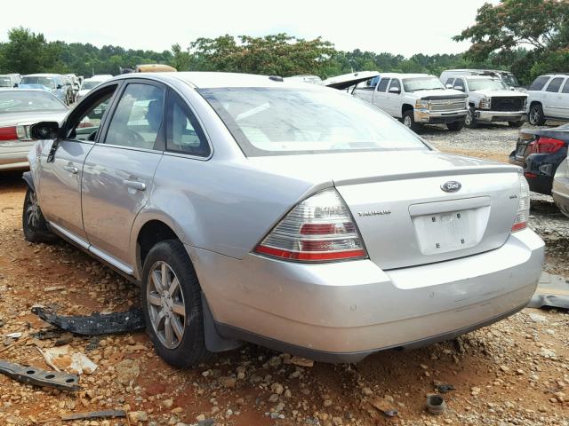 1FAHP24W99G105784 - 2009 FORD TAURUS SEL SILVER photo 3