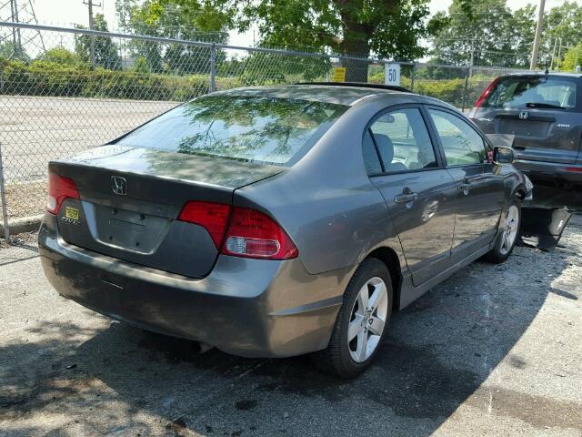 1HGFA16866L038447 - 2006 HONDA CIVIC EX 灰色 照片 4