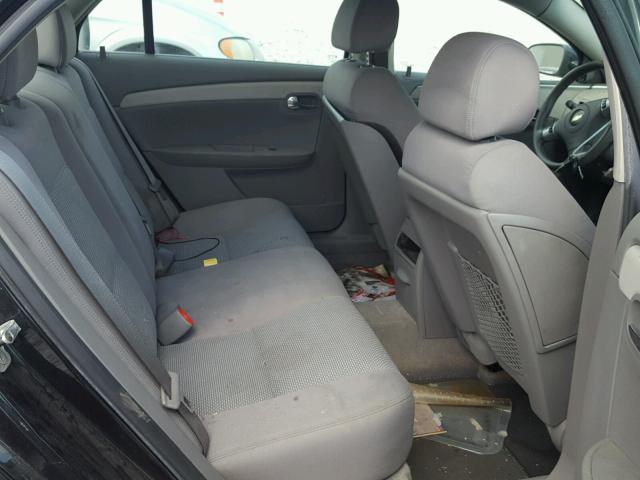 1G1ZH57B28F209455 - 2008 CHEVROLET MALIBU 1LT 黑色 照片 6