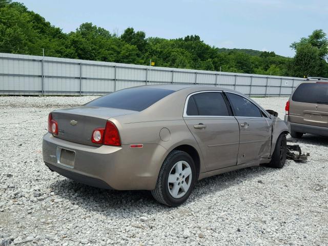 1G1ZG57B48F193231 - 2008 CHEVROLET MALIBU LS TAN photo 4