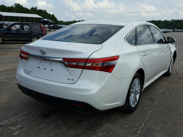 4T1BK1EB0EU096260 - 2014 TOYOTA AVALON BAS WHITE photo 4