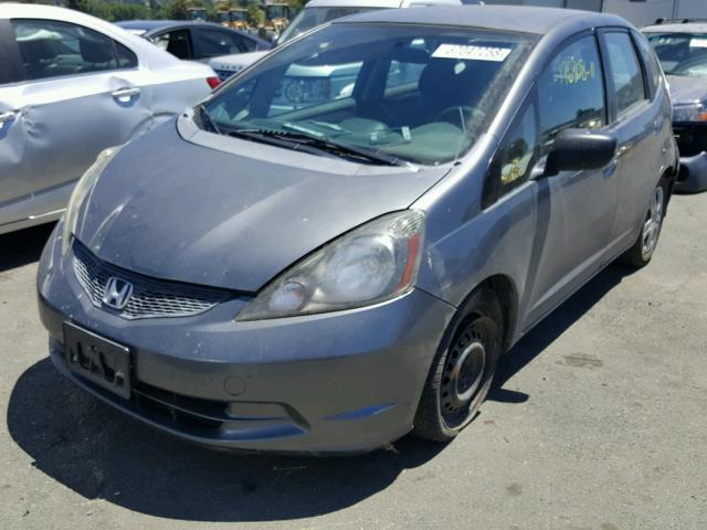 JHMGE8G30BS001220 - 2011 HONDA FIT GRAY photo 2