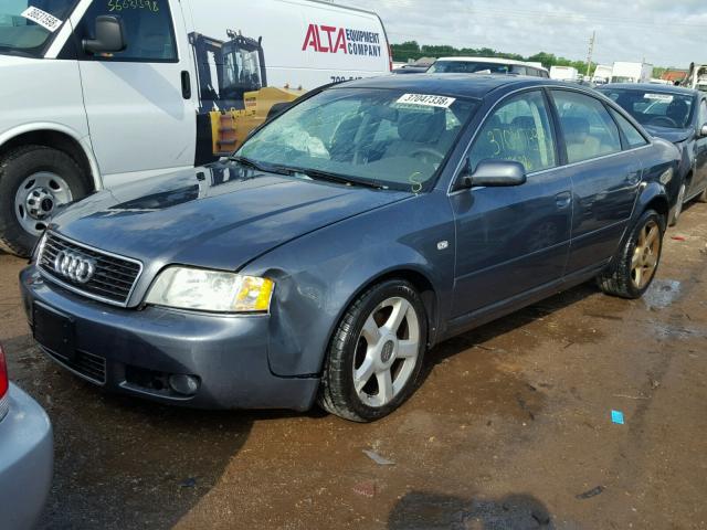 WAULT64B34N054563 - 2004 AUDI A6 3.0 QUA GRAY photo 2